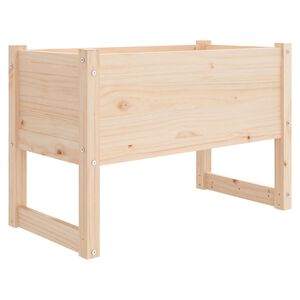 vidaXL Fioriera 78x40x52 cm in Legno Massello di Pino