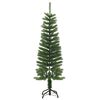 vidaXL Albero di Natale Artificiale Sottile con Base 120 cm PE