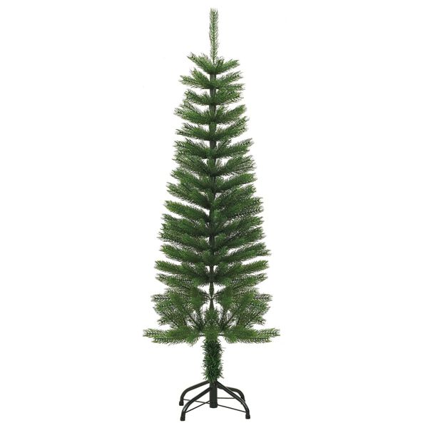 vidaXL Albero di Natale Artificiale Sottile con Base 120 cm PE
