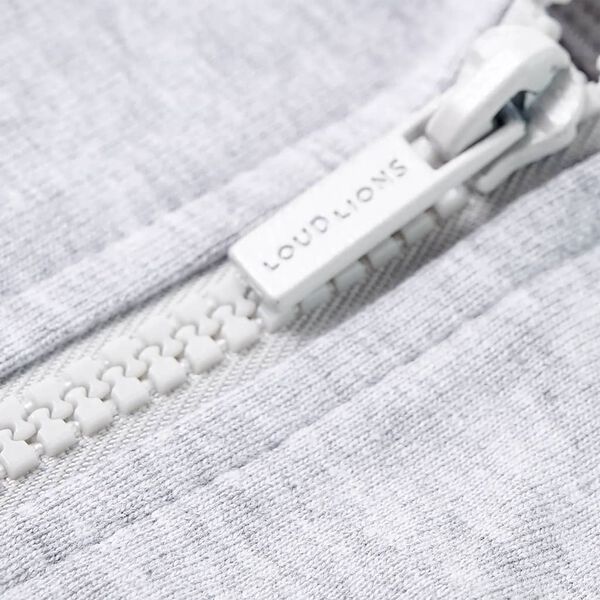 Felpa con Cappuccio e Cerniera per Bambini Grigia 92