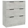 vidaXL Credenza Grigio Cemento 60x30x70 cm in Legno Multistrato