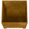 vidaXL Fioriere con Gambe 2pz Ruggine 40x40x40 cm Acciaio Corten