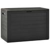 vidaXL Baule da Giardino Antracite 78x44x55 cm