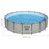 Bestway Piscina Power Steel 549x122 cm