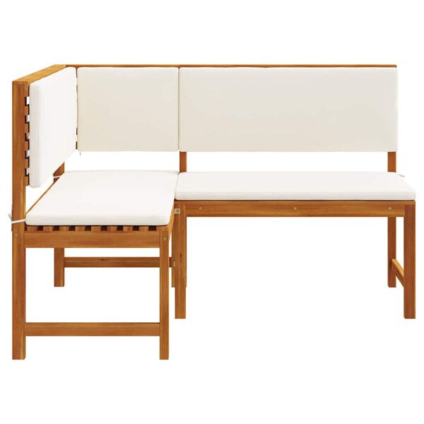 vidaXL Sedia da Giardino con cuscino Marrone 140 x 100 x 91cm