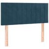 vidaXL Testiera Blu Scuro 80x5x78/88 cm in Velluto
