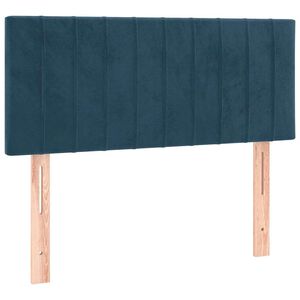 vidaXL Testiera Blu Scuro 80x5x78/88 cm in Velluto