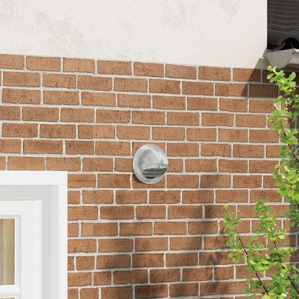 vidaXL Coperture per ventilazione d'aria 8 pcs Argento 150 mm