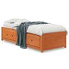 vidaXL Dormeuse senza Materasso Marrone Cera 80x200 cm Legno di Pino