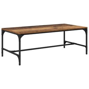 vidaXL Tavolino da salotto Legno vecchio 100 x 50 x 35 cm