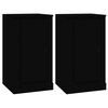 vidaXL Credenze 2 pz Nere 37,5x35,5x67,5 cm in Legno Multistrato