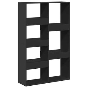 vidaXL Libreria Nera 100x33x155,5 cm in Legno Multistrato