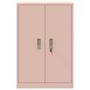 vidaXL Armadio Rosa 60 x 40 x 90 cm Acciaio
