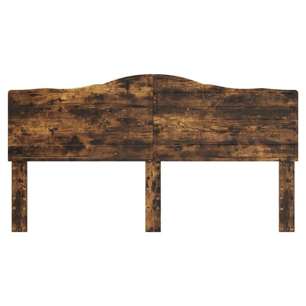 vidaXL Testiera Rovere fum&eacute; 200 cm Legno multistrato