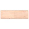 vidaXL Piano per Tavolo 160x50x(2-6) cm Rovere Non Trattato Bordi Vivi
