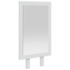 vidaxl Specchio FAUSKE Bianco 43 x 3,5 x 77 cm Rettangolare