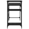 vidaXL Scrivania Rovere Nero 105 x 50 x 90 cm Legno multistrato