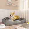 vidaXL Cuccia per Cani con Cuscini Grigio 89x75x19 cm Tessuto Oxford