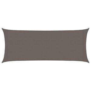 vidaXL Vela Parasole 160 g/m&sup2; Antracite 2x5 m in HDPE