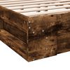vidaXL Giroletto con Cassetti Rovere Fumo 150x200 cm Legno Multistrato