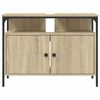 vidaXL Mobile Lavabo Bagno Rovere Sonoma 80x30x60 cm Legno Multistrato