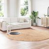 vidaXL Tappeto Shaggy a Pelo Lungo NAVARRA Beige 240x240 cm poliestere