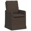 vidaXL Sedie da pranzo 2 pz Tela Grigio scuro 57 x 67 x 98 cm