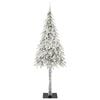 vidaXL Albero di Natale con 300 LED Bianco 210 cm PE e Acciaio