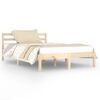 vidaXL Telaio Letto in Legno Massello di Pino 120x200 cm