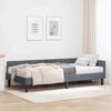 vidaXL Struttura Letto Angolare con Materasso 2 pcs Grigio Velluto