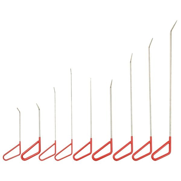 vidaXL 9 pz Leve tirabolli per riparazione ammaccature in Acciaio Inox