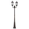 vidaXL Luce da Giardino 68 x 20 x 235 cm Alluminio e vetro