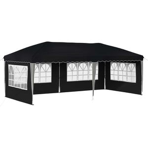vidaXL Tenda per feste a pop-up 575 x 289 x 245 cm Antracite