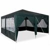 vidaXL Tenda Party Verde e Bianco 400 x 400 x 266 cm