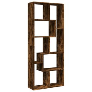 vidaXL Libreria Divisorio Rovere Fumo 67x25x161,5 cm in Truciolato