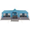 vidaXL Tenda Familiare con tetto Blu e Grigio 622 x 295 x 238 cm