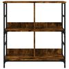 vidaXL Libreria Rovere Fumo 78,5x33x82 cm in Legno Multistrato