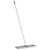 vidaXL Rastrello livellatore da giardino Argento Acciaio inossidabile