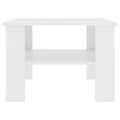 vidaXL Tavolino da Salotto Bianco 60x60x42 cm in Legno Multistrato