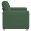 vidaXL Divano Sedia Verde Scuro 100x77x82 cm Tessuto di Velluto a Coste