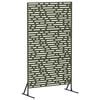 vidaXL Schermo per Privacy 100 x 50 x 180 cm Acciaio Verde Oliva