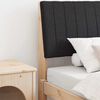 vidaXL Testiera imbottita Nero 100 cm Pino massello