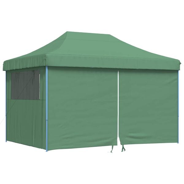 vidaXL Tenda Party Verde 279 x 410 x 315 cm Tessuto Oxford