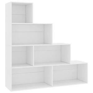 vidaXL Libreria/Divisorio Bianco 155x24x160 cm in Legno Multistrato