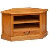 vidaXL MobileTVAngolare con cassetto Naturale 79 x 40 x 46 cm
