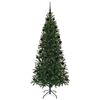 vidaXL Albero di Natale artificiale con 300 LED Verde 210 cm PE e PVC