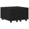 vidaXL Tavolino da salotto Rovere Nero 60 x 60 x 38 cm