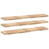 vidaXL Mensole da Parete 3 pz 160x30x4 cm Legno Acacia Non Trattato