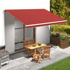 vidaXL Tenda da Sole in Tela Arancione e Marrone 5x3 m