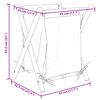 vidaXL Cesto per Biancheria Bianco Crema 45x55x63,5 cm in Bambù
